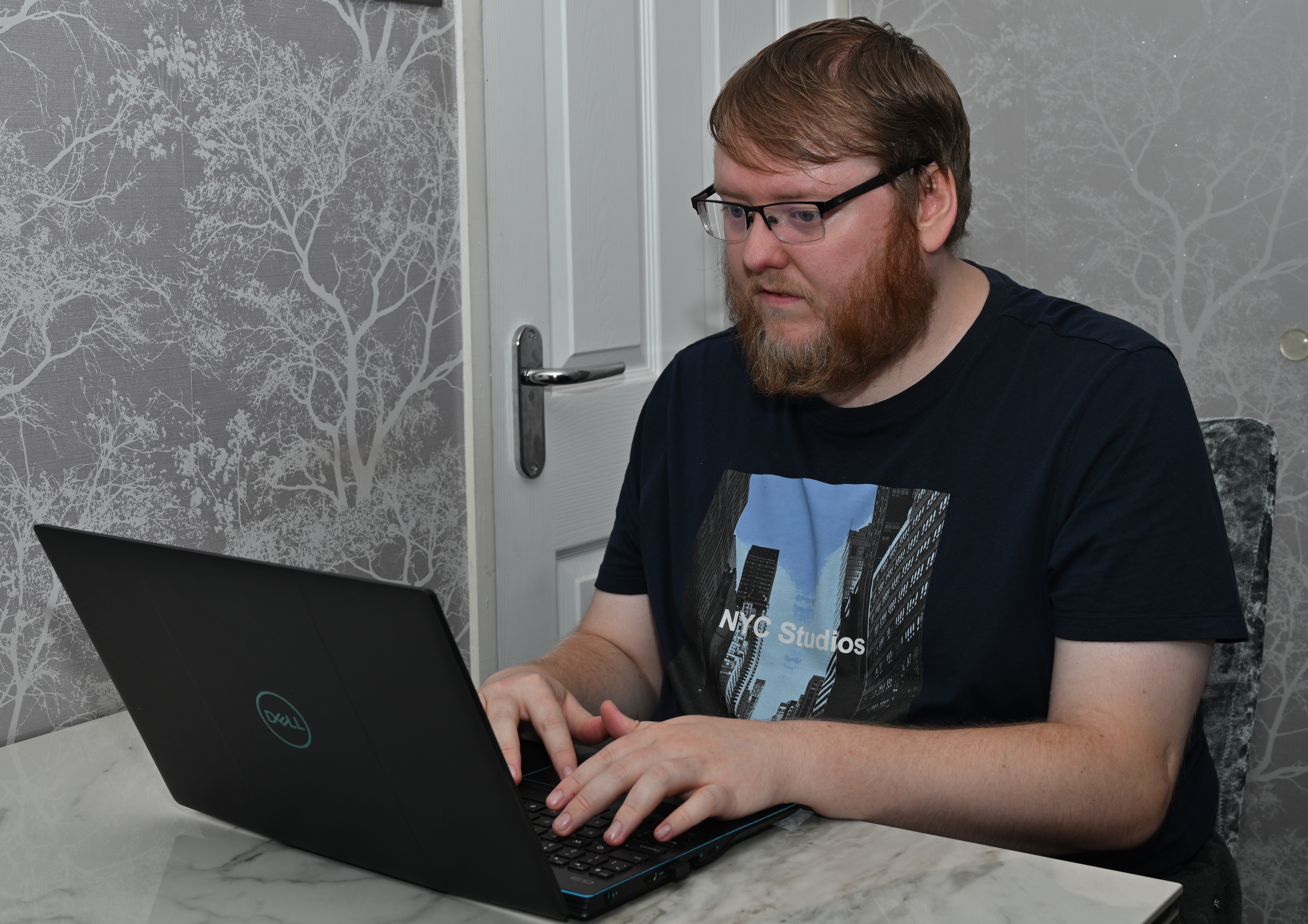 Mark McManus at work